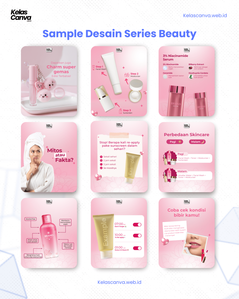 canva template beauty